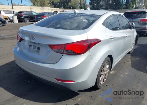 2016 Hyundai Elantra Se from USA, damaged, VIN 5NPDH4AE4GH739638